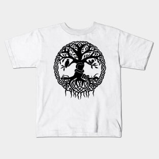Yggdrasil The World Tree Kids T-Shirt
